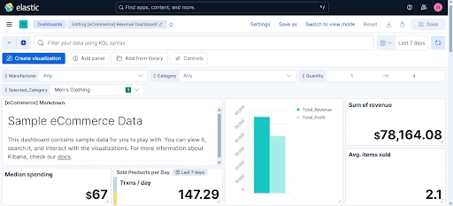 Dynamic ES|QL Dashboard