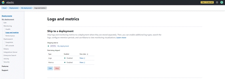 Monitoring Settings Tab