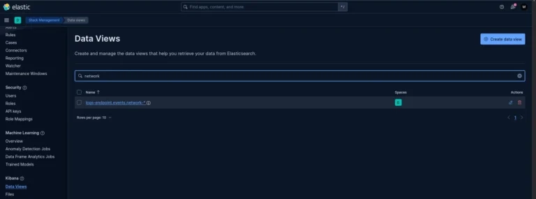 Index Selection Page