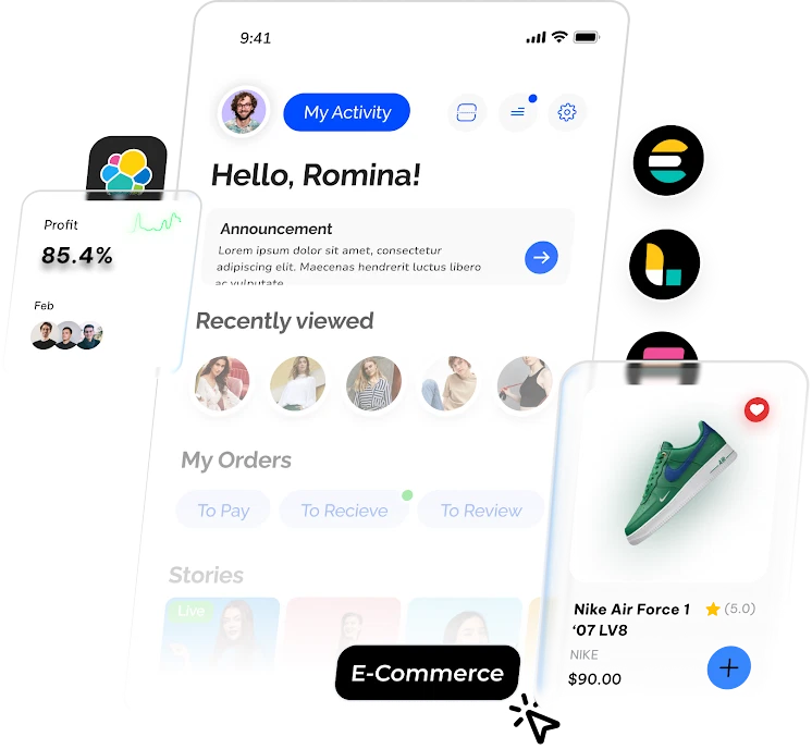 Elastic Solutions <br /> for E-Commerce <br /> & Retail